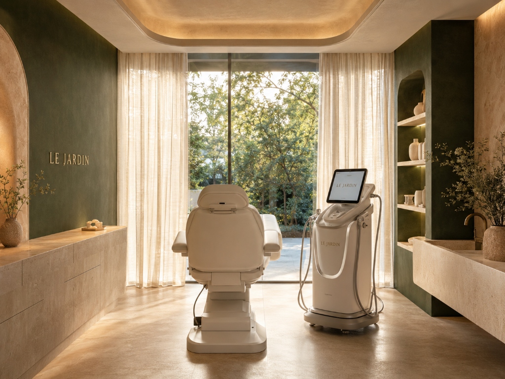 Ambiente de tratamento corporal — Le Jardin